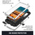 For Samsung Galaxy S22 5G R-JUST Metal + Silicone Holder Phone Case(Silver)