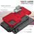 For iPhone 11 Pro Max Ring Holder Non-slip Armor Phone Case (Rose Gold)