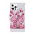 For iPhone 13 Pro Max Coloured Drawing Pattern Leather Phone Case (Cute Rabbit)