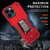 For iPhone 13 Pro Ring Holder Non-slip Armor Phone Case (Blue)