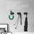 3 PCS Car Sticky Storage Data Cable Hook(Space Silver)