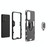 For Samsung Galaxy A73 5G PC + TPU Phone Case with Magnetic Ring Holder(Red)