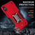 For iPhone XR Ring Holder Non-slip Armor Phone Case(Red)