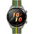 For Huawei Watch 3 Rainbow Silicone Watch Band (Army Green)