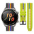 For Huawei Watch 3 Rainbow Silicone Watch Band (Army Green)