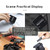 AY123 2.4G Wireless Lavalier Microphone with Digital Display(Black)
