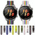 For Huawei Watch GT 2e Rainbow Silicone Watch Band (Blue)