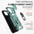 For iPhone 13 mini Sliding Camshield Holder Phone Case (Dark Green)