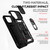 For iPhone 12 Pro Max Sliding Camshield Holder Phone Case(Black)