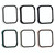 For OPPO Watch 2 42mm PC + Tempered Glass Watch Protective Case(Transparent White)
