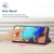 For OPPO Realme GT Y Stitching Horizontal Flip Leather Phone Case(Rose Gold)