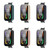 For Xiaomi Redmi Smart Band Pro PC + Tempered Glass Watch Protective Case(Ink Blue)