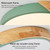 Wood Macaron LED Round Ceiling Lamp, Stepless Dimming, Size:23cm(White)