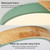 Wood Macaron LED Round Ceiling Lamp, White Light, Size:23cm(Yellow)