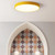 Macaron LED Round Ceiling Lamp, Stepless Dimming, Size:23cm(Grey)