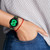 For Samsung Galaxy Watch4/Active2 20mm Two-color Stripe Silicone Watch Band(Black Blue)