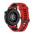 For Huawei Watch GT 3 42mm 20mm Two-color Stripe Silicone Watch Band(Red Black) For Huawei Watch GT 3 42mm 20mm Two-color Stripe Silicone Watch Band(Red Black)