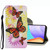 For Samsung Galaxy A53 Coloured Drawing Pattern Leather Phone Case(Chrysanthemum Butterfly)