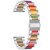 For Huawei Watch GT 3 46mm / GT Runner Three Beads Metal Resin Watch Band(Silver Color)