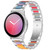 For Huawei Watch GT 3 46mm / GT Runner Three Beads Metal Resin Watch Band(Silver Color)