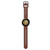 For Huawei Watch GT Runner / Watch GT 3 46mm TPU +Lychee Pattern Leather Watch Band(Red)