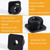2 PCS Aluminum Hot Shoe Single Nut Screw 5/8 Male to 1/4 Female Adapter