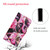 For iPhone 13 Pro Max Coloured Drawing Pattern Leather Phone Case (Purple Marble)