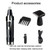 BD-9400 Multifunctional Electric Nose Hair Device Set(Black)