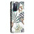 For Xiaomi Redmi Note 11 5G Colored Drawing Invisible Magnetic PU Leather Phone Case(Red Leaves)