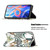 For Xiaomi Redmi Note 11 5G Colored Drawing Invisible Magnetic PU Leather Phone Case(Red Leaves)