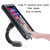 Motorcycle Bicycle Waterproof Mobile Phone Holder, Style: Flat Button (6.5 inch)