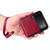 For Samsung Galaxy Z Flip3 5G Siamese Bamboo Texture Phone Case with Lanyard(Red)
