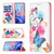 For Xiaomi Redmi Note 11 5G Colored Drawing Invisible Magnetic PU Leather Phone Case(Two Butterflies)