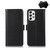 For Samsung Galaxy A33 5G Crazy Horse Top Layer Cowhide Leather Phone Case(Black)