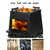 Outdoor Camping Folding Portable Barbecue Wood Stove, Size: Large (Green)