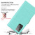 For Samsung Galaxy S22+ 5G Rose Embossed Leather Phone Case(Green)