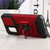 Sliding Camera Cover Design PC + TPU Shockproof Phone Case with Ring Holder & Card Slot For Samsung Galaxy A13 4G/Galaxy A13 5G /Galaxy A13 Lite/Galaxy A04/Galaxy A04S/Galaxy A04E 4G(Red)