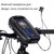 WILD MAN MS33 0.6L Mountain Bike Hard Shell Phone Touch Screen Handlebar Bag(Black)