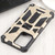 For Xiaomi Mi 11T / 11T Pro Shockproof TPU + PC Magnetic Protective Phone Case with Holder(Gold)