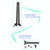 Microphone Desktop Cantilever Stent 360 Degree Rotating Bracket(GAZ-40 B)