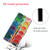 For Samsung Galaxy A13 Coloured Drawing Pattern Leather Phone Case(Eye Shadow)
