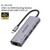 amalink 95125D Type-C / USB-C to HDMI + RJ45 + 2 Ports USB + PD 3.0 Multi-function HUB(Grey)