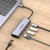 amalink 95125D Type-C / USB-C to HDMI + RJ45 + 2 Ports USB + PD 3.0 Multi-function HUB(Grey)
