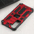 For Samsung Galaxy S22 5G Shockproof TPU + PC Magnetic Protective Phone Case with Holder(Red)