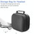 For CASMELY Headset Protective Storage Bag(Black)