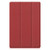 For Samsung Galaxy Tab A8 2021 Three-folding Holder Custer Texture Leather Tablet Case(Wine Red)