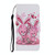 For Samsung Galaxy A53 Coloured Drawing Pattern Leather Phone Case(Cute Rabbit)