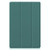 For Samsung Galaxy Tab A8 2021 Three-folding Holder Custer Texture Leather Tablet Case(Dark Green)