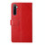 For OPPO Realme 6 Y Stitching Horizontal Flip Leather Phone Case(Red)