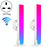 RGB Desktop Background Music Rhythm Pickup Ambient Light, Version:WiFi(UK Plug)